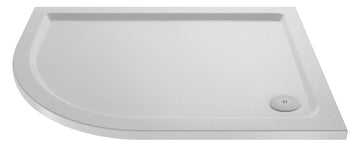 Slip Resistant Offset Slimline Quadrant Shower Tray Left Hand