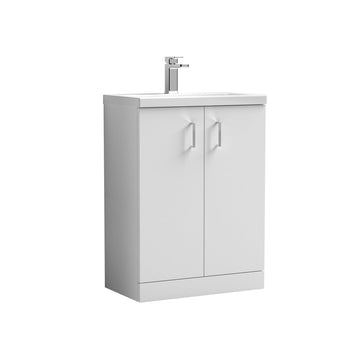 Arno Floor Standing 2-Door Vanity & Ceramic Basin 600mm