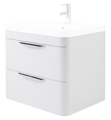 Parade Wall Hung 2 Drawer Basin Unit 600mm