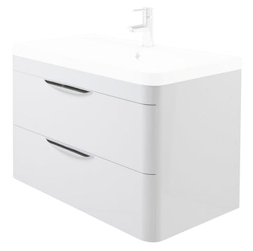 Parade Wall Hung 2 Drawer Basin Unit 800mm