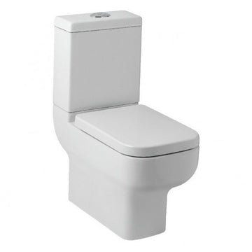 Kartell Options 600 Close Coupled Toilet Pan With Corner Cistern And Soft Close Seat