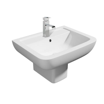 Options 600 550mm Basin and Semi Pedestal