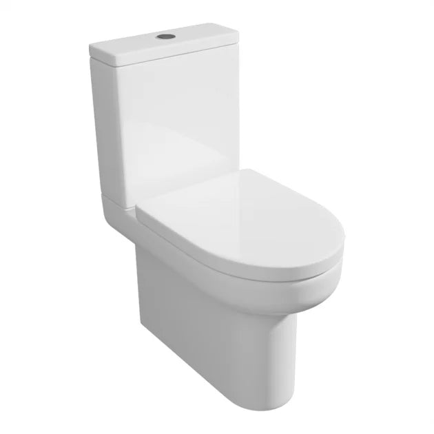 Bijoux Close to Wall Close Coupled Toilet With Cistern And Soft Close Seat