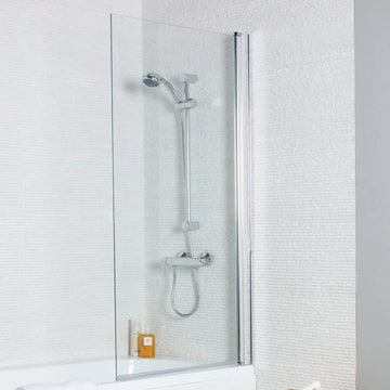 Prestige Koncept Square Bath Screen 1400mm H x 780mm W - 6mm Glass