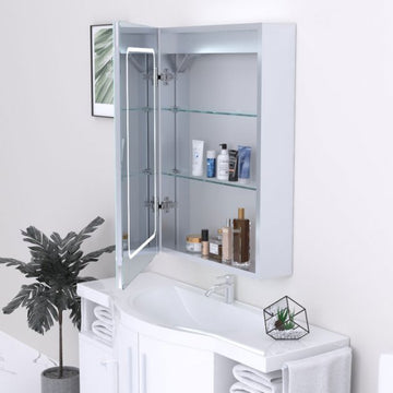 Kartell Fine 500 x 700 LED Illuminated Mirrored Bathroom Cabinet