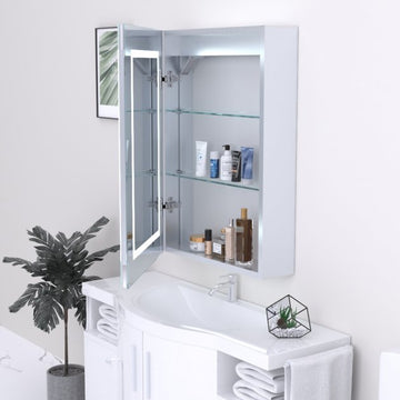 Kartell Frame 500 x 700 LED Illuminated Mirrored Bathroom Cabinet