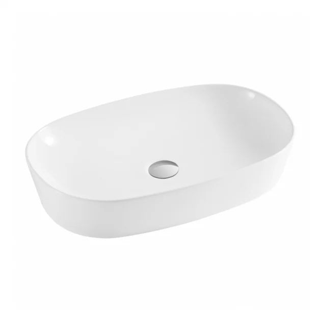 Prestige Island Sit-On Countertop Basin - White