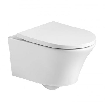 Kameo Rimless Wall Hung Toilet With Soft Close Seat