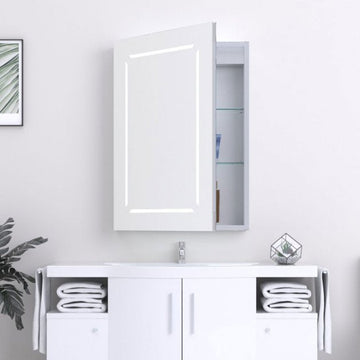 Kartell Link 500 x 700 LED Illuminated Mirrored Bathroom Cabinet