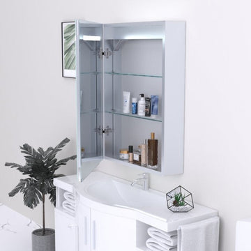 Kartell K-VIT Prism 700 x 500mm LED Mirror Cabinet