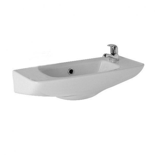 Prestige Uranus Short Projection Cloakroom Basin 520mm Wide 1 Tap Hole