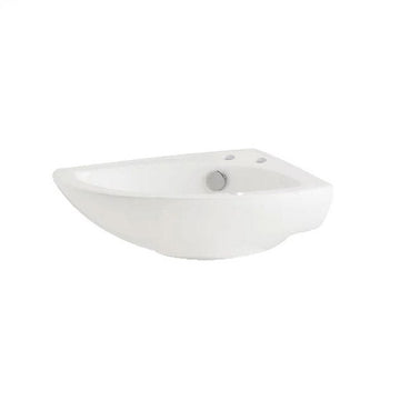 Prestige Uranus Corner Cloakroom Basin 410mm Projection 1 Tap Hole