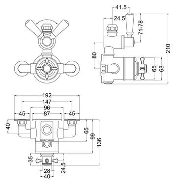 Selby Twin Exposed Valve