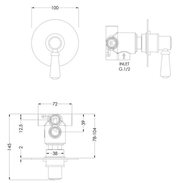 Selby 2/3/4 Way Diverter