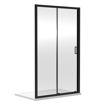 Rene Black Profile Sliding Door 6mm Glass