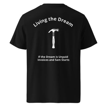 Unisex organic cotton t-shirt - Living the Dream